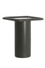 Light & Living Living Side table 45x45x54 cm LUARCA ceramics matt black House of Isabella UK
