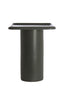 Light & Living Living Side table 45x45x54 cm LUARCA ceramics matt black House of Isabella UK