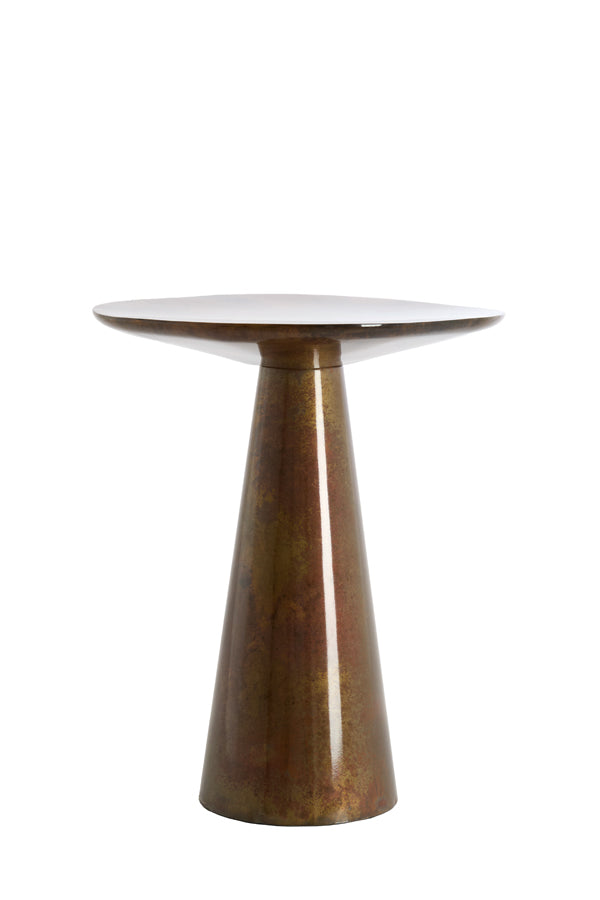 Light & Living Living Side table 45x45x59 cm ABALA copper-bronze House of Isabella UK