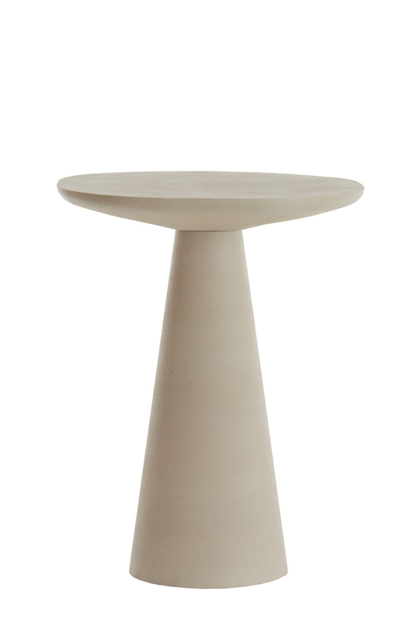Light & Living Living Side table 45x45x59 cm ABALA matt cream House of Isabella UK