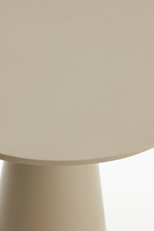 Light & Living Living Side table 45x45x59 cm ABALA matt taupe House of Isabella UK