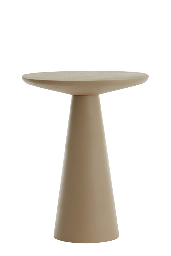 Light & Living Living Side table 45x45x59 cm ABALA matt taupe House of Isabella UK
