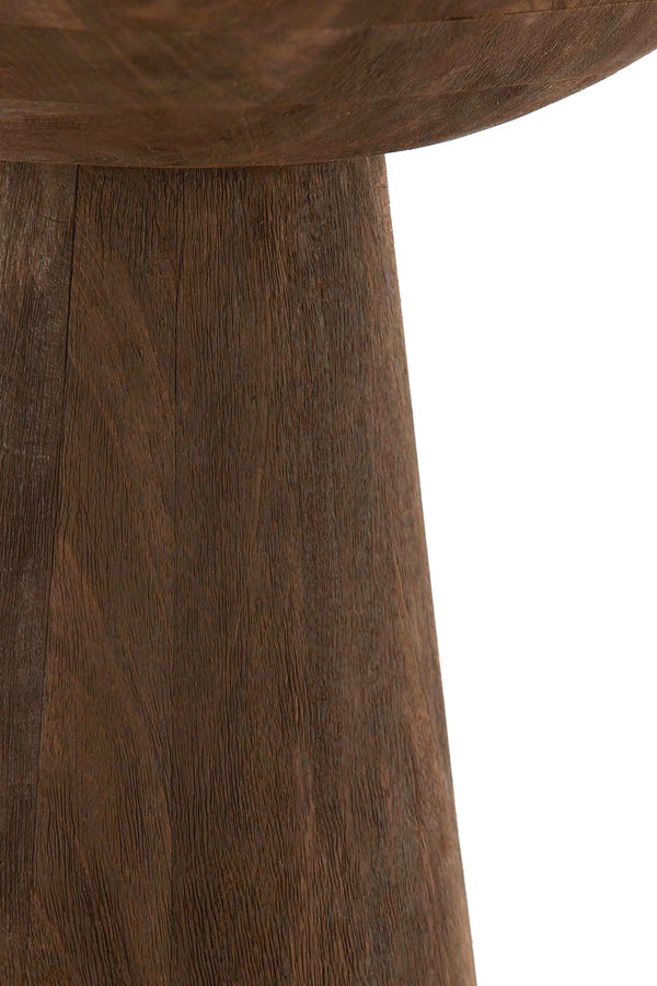 Light & Living Living Side table 45x45x59 cm DEGO matt dark brown House of Isabella UK