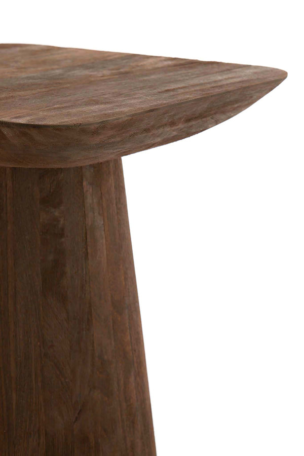 Light & Living Living Side table 45x45x59 cm DEGO matt dark brown House of Isabella UK