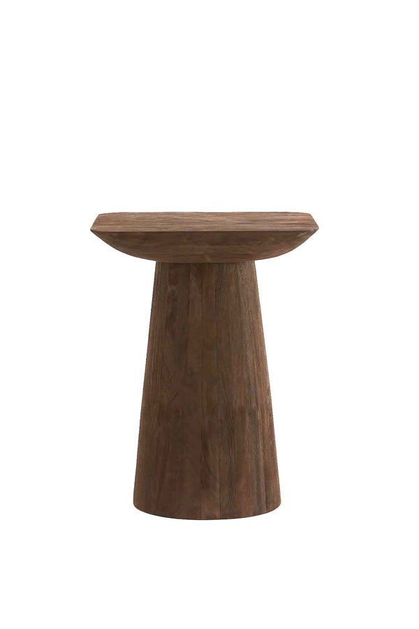 Light & Living Living Side table 45x45x59 cm DEGO matt dark brown House of Isabella UK