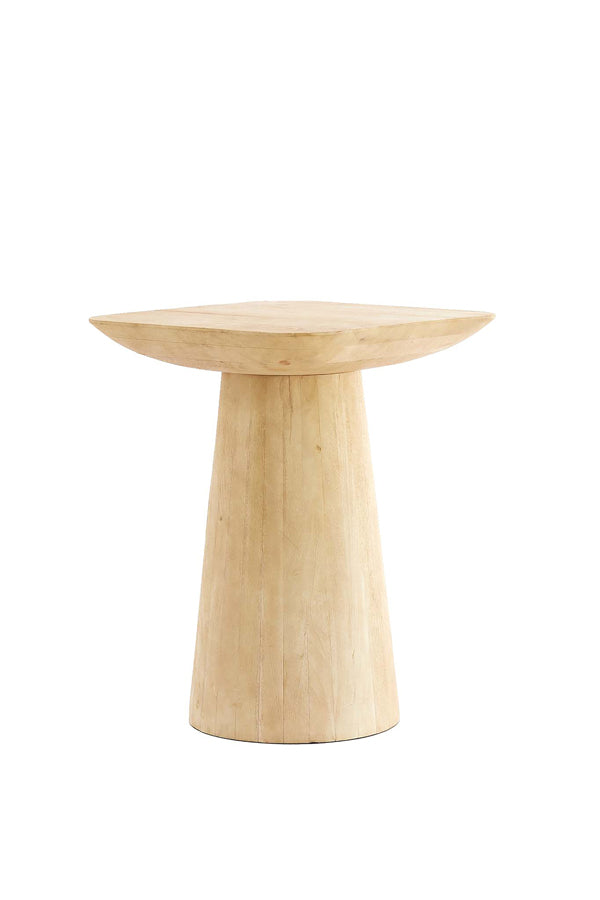 Light & Living Living Side table 45x45x59 cm DEGO matt natural House of Isabella UK