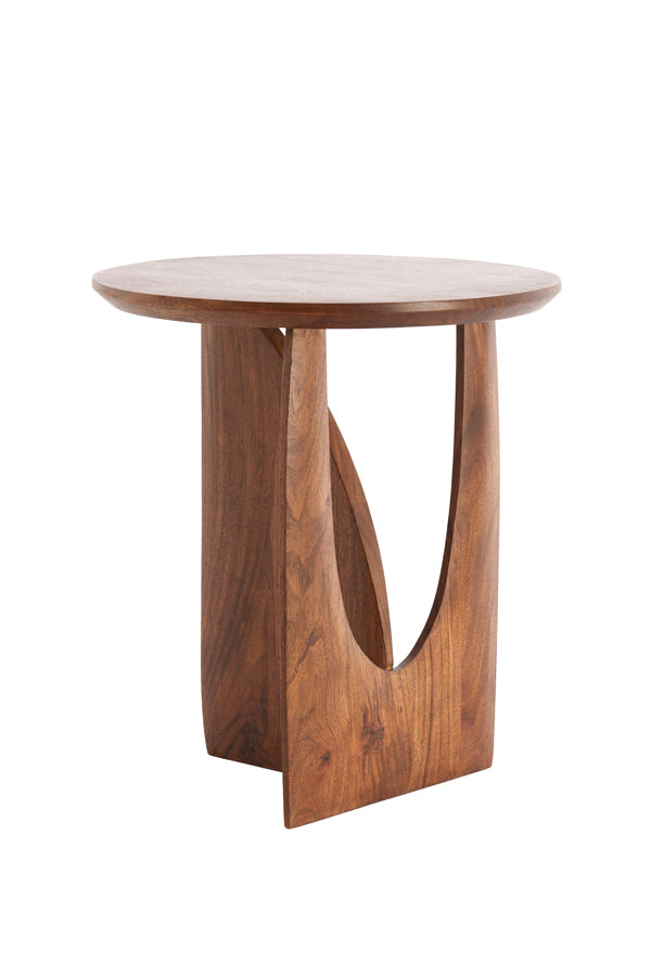 Light & Living Living Side table 45x50 cm DJAVANO acacia wood brown House of Isabella UK