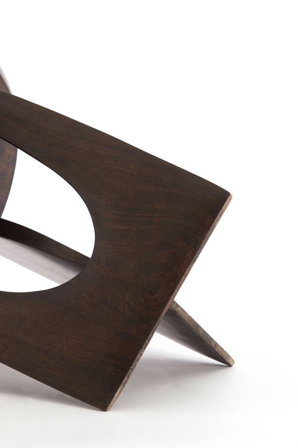 Light & Living Living Side table 45x50 cm DJAVANO mango wood chocolate brown House of Isabella UK