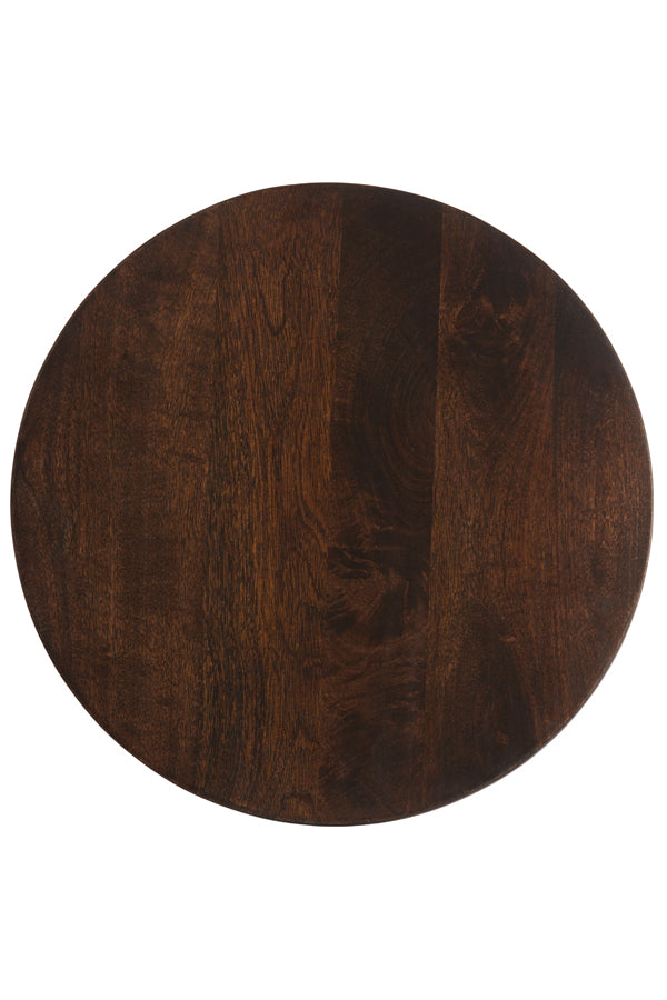 Light & Living Living Side table 45x50 cm DJAVANO mango wood chocolate brown House of Isabella UK