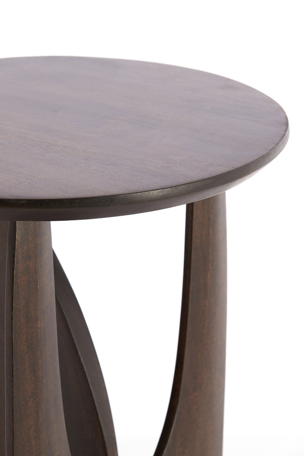 Light & Living Living Side table 45x50 cm DJAVANO mango wood chocolate brown House of Isabella UK
