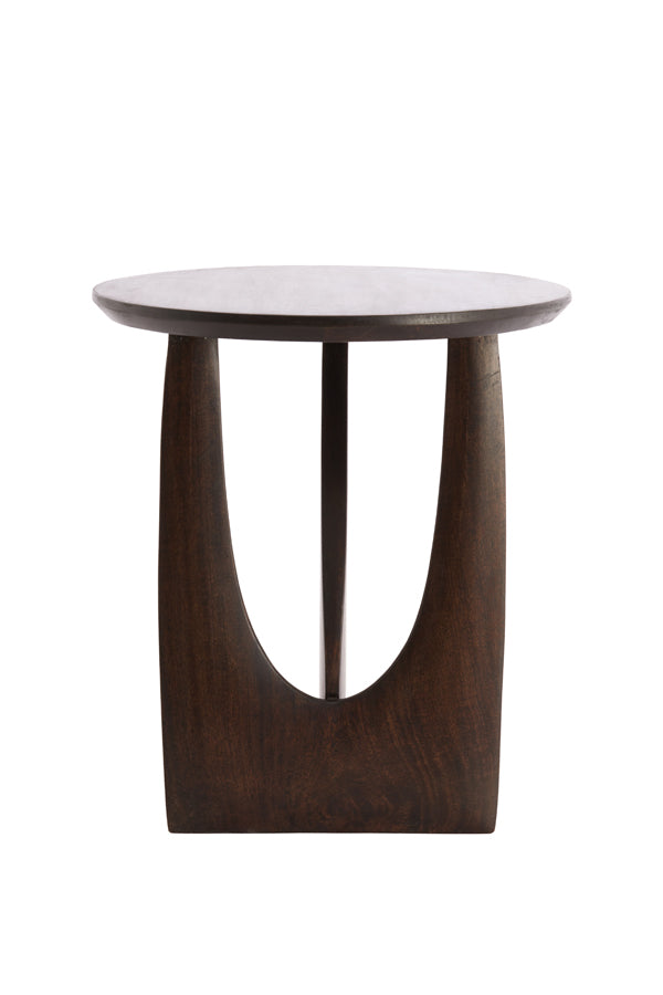 Light & Living Living Side table 45x50 cm DJAVANO mango wood chocolate brown House of Isabella UK