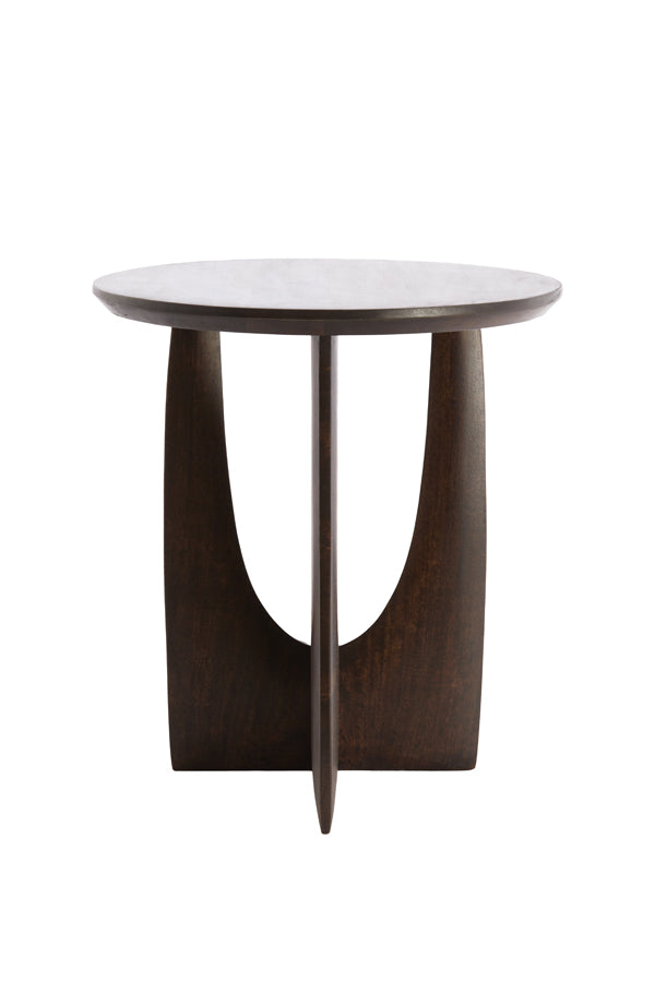 Light & Living Living Side table 45x50 cm DJAVANO mango wood chocolate brown House of Isabella UK