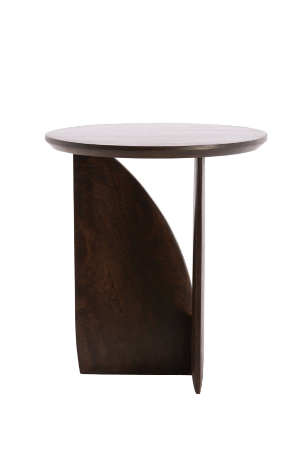 Light & Living Living Side table 45x50 cm DJAVANO mango wood chocolate brown House of Isabella UK