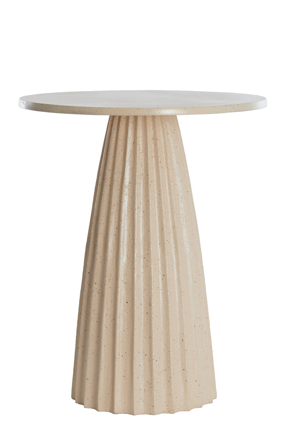 Light & Living Living Side table 45x56 cm VEGLIA matt sand+light brown spotted House of Isabella UK