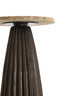 Light & Living Living Side table 45x58,5 cm OBIDOS orange-grey marble+d brown House of Isabella UK
