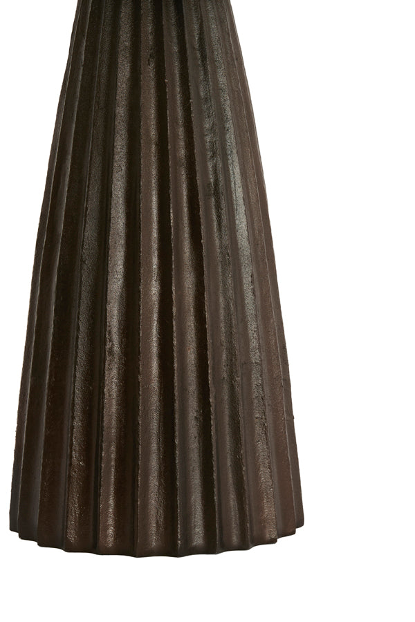 Light & Living Living Side table 45x58,5 cm OBIDOS orange-grey marble+d brown House of Isabella UK
