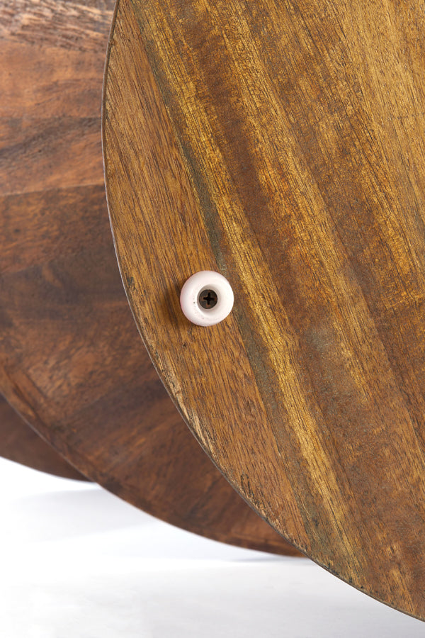 Light & Living Living Side table 45x60 cm LARUS mango wood brown House of Isabella UK