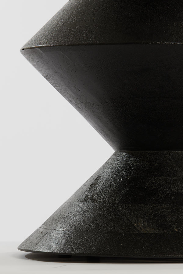 Light & Living Living Side table 45x60 cm LARUS mango wood matt black House of Isabella UK