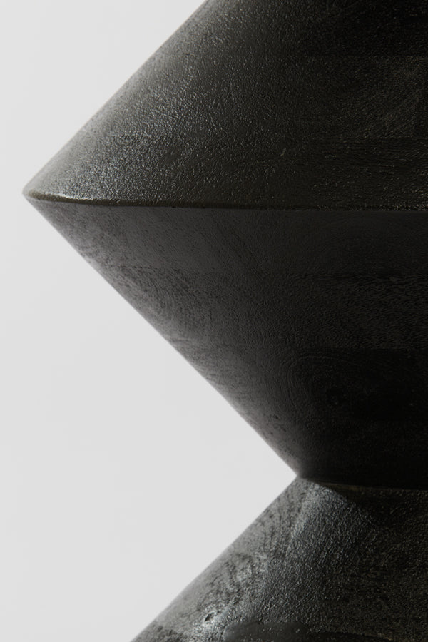 Light & Living Living Side table 45x60 cm LARUS mango wood matt black House of Isabella UK
