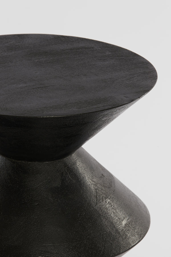 Light & Living Living Side table 45x60 cm LARUS mango wood matt black House of Isabella UK