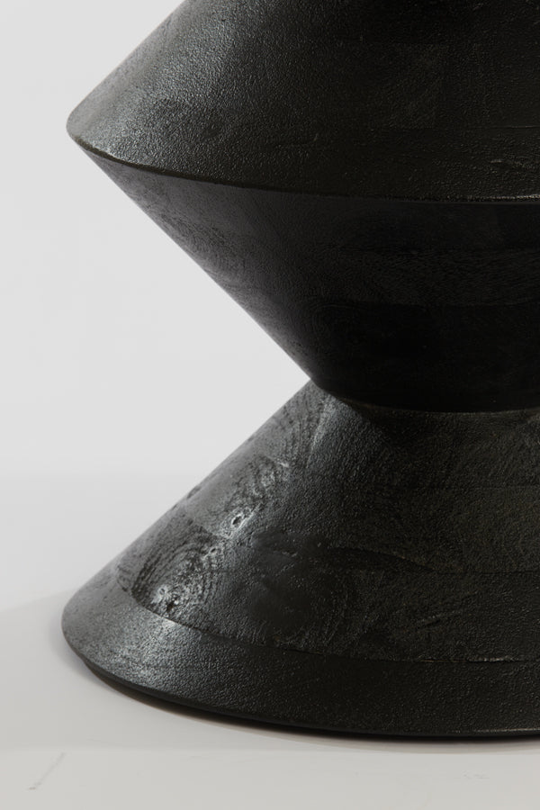 Light & Living Living Side table 45x60 cm LARUS mango wood matt black House of Isabella UK