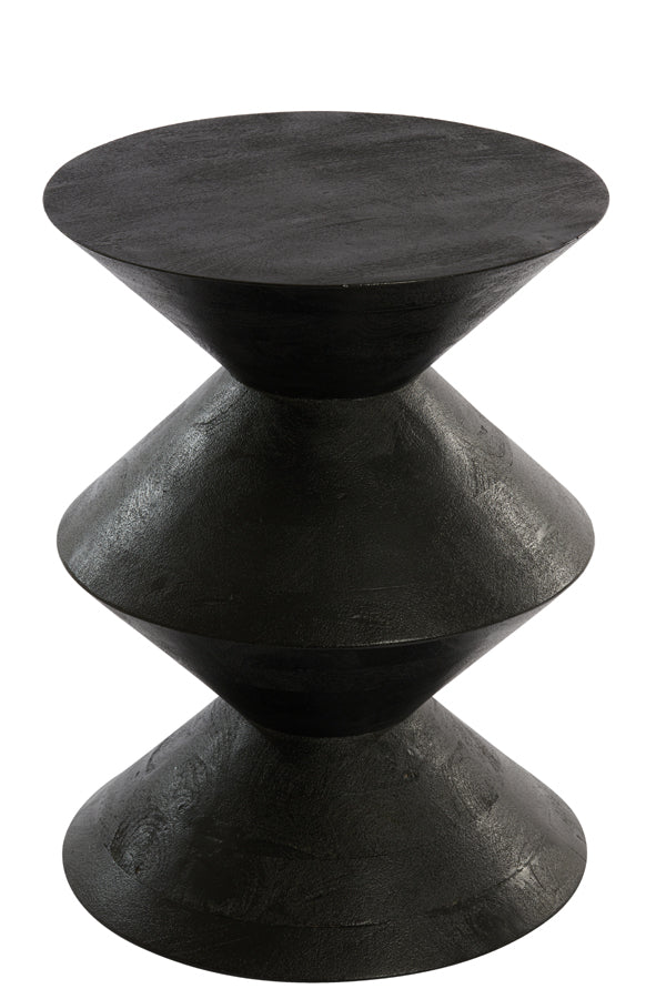 Light & Living Living Side table 45x60 cm LARUS mango wood matt black House of Isabella UK