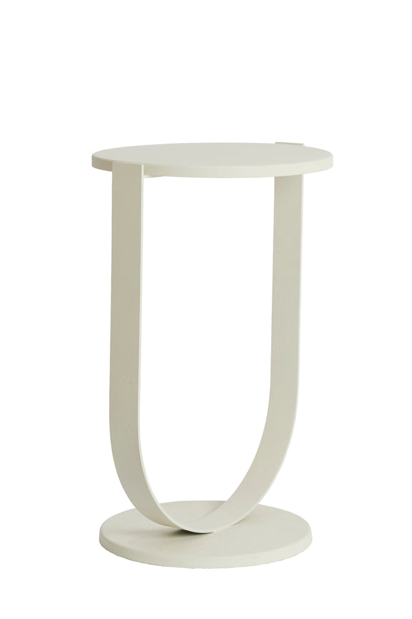 Light & Living Living Side table 45x65,5 cm TRIANA matt cream House of Isabella UK