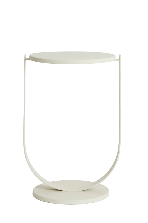 Light & Living Living Side table 45x65,5 cm TRIANA matt cream House of Isabella UK