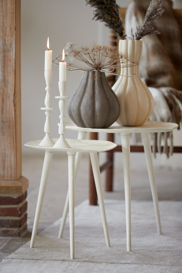 Light & Living Living Side table 46x44 cm ASARPAI cream House of Isabella UK