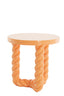 Light & Living Living Side table 46x46 cm VALLEJO shiny orange House of Isabella UK