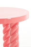 Light & Living Living Side table 46x46 cm VALLEJO shiny pink House of Isabella UK