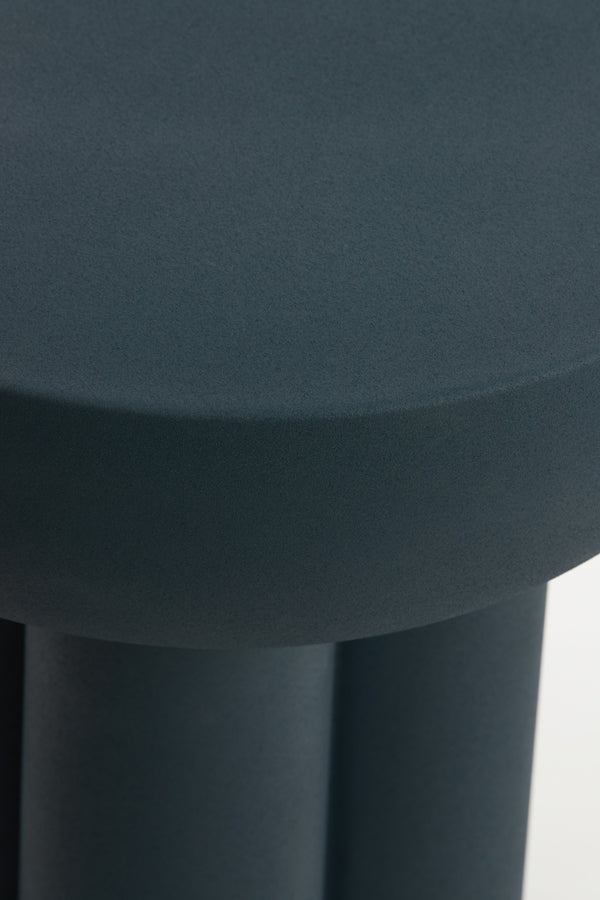 Light & Living Living Side table 46x50 cm MIKOLA matt dark blue House of Isabella UK
