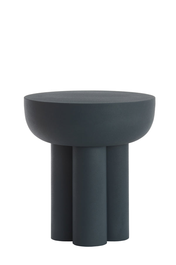 Light & Living Living Side table 46x50 cm MIKOLA matt dark blue House of Isabella UK