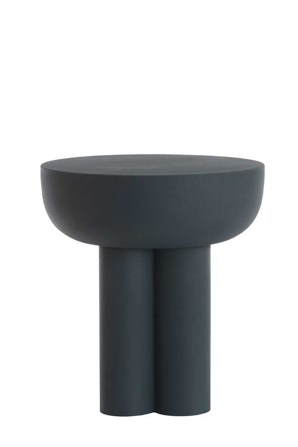 Light & Living Living Side table 46x50 cm MIKOLA matt dark blue House of Isabella UK