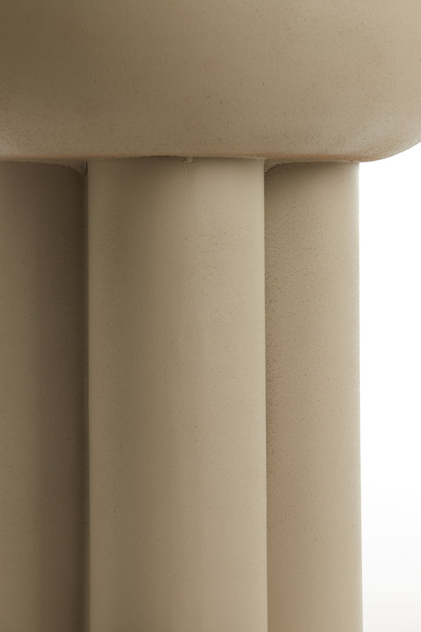 Light & Living Living Side table 46x50 cm MIKOLA matt light grey House of Isabella UK