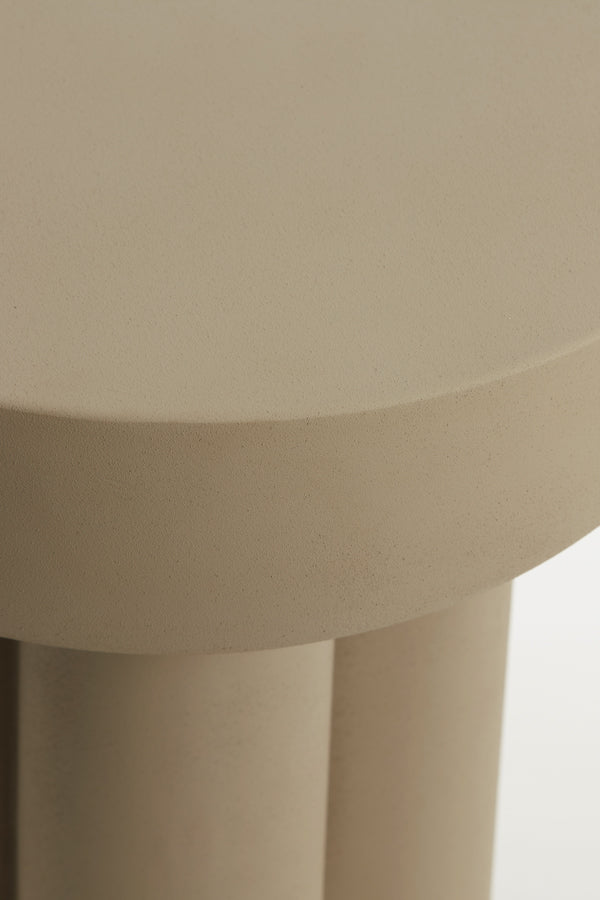 Light & Living Living Side table 46x50 cm MIKOLA matt light grey House of Isabella UK