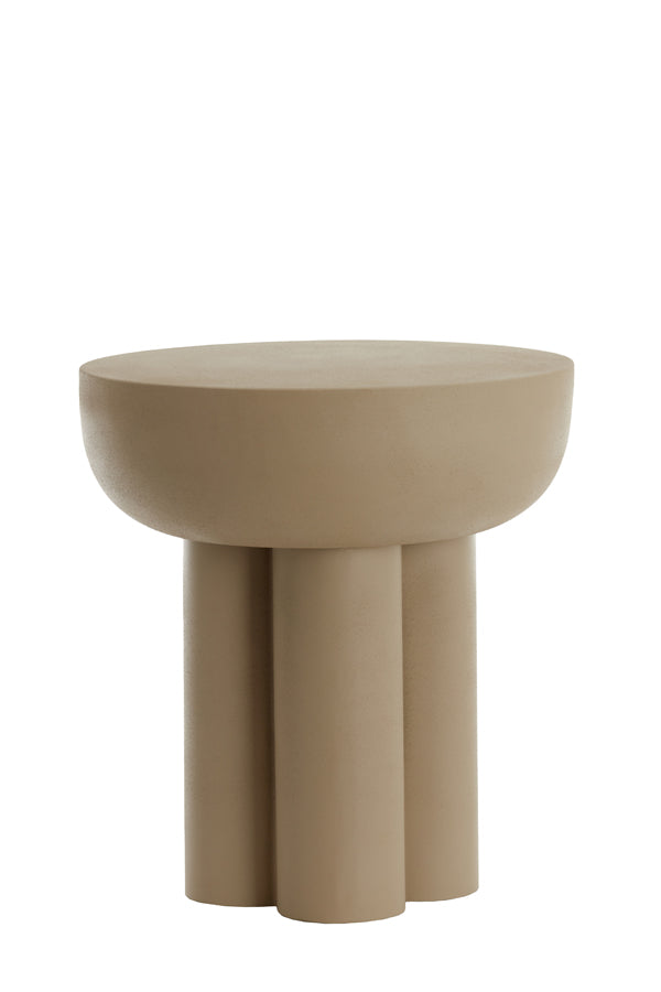 Light & Living Living Side table 46x50 cm MIKOLA matt light grey House of Isabella UK