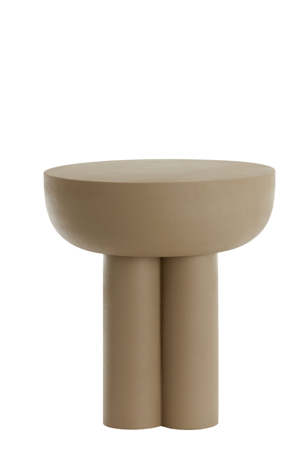 Light & Living Living Side table 46x50 cm MIKOLA matt light grey House of Isabella UK