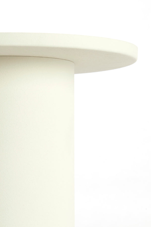 Light & Living Living Side table 46x56 cm FATIMA matt cream+light gold House of Isabella UK