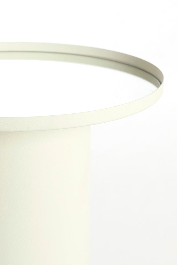 Light & Living Living Side table 46x56 cm FATIMA matt cream+light gold House of Isabella UK