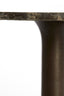 Light & Living Living Side table 48x53 cm PAZO dark brown marble+dark brown House of Isabella UK