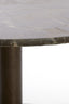 Light & Living Living Side table 48x53 cm PAZO dark brown marble+dark brown House of Isabella UK