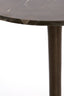 Light & Living Living Side table 48x53 cm PAZO dark brown marble+dark brown House of Isabella UK
