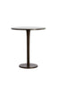 Light & Living Living Side table 48x53 cm PAZO dark brown marble+dark brown House of Isabella UK