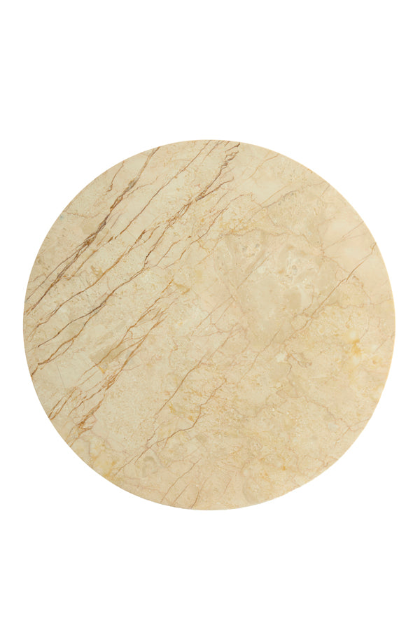 Light & Living Living Side table 48x53 cm TOMAR sand-pink marble+light gold House of Isabella UK
