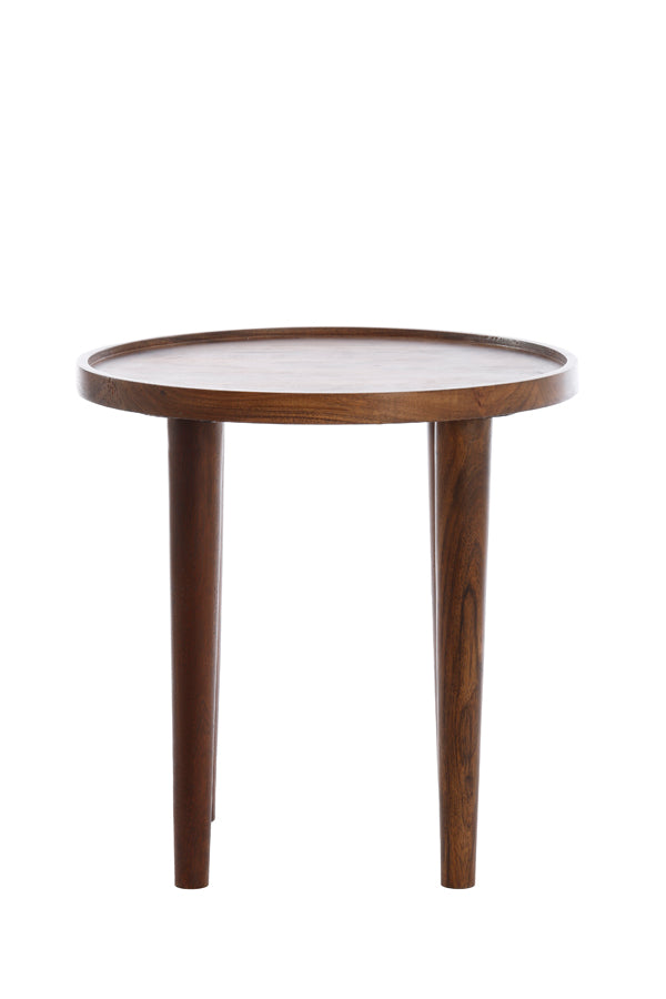 Light & Living Living Side table 49x49 cm QIANO acacia wood brown House of Isabella UK