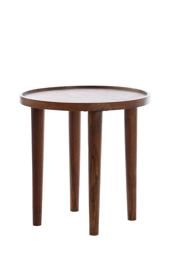 Light & Living Living Side table 49x49 cm QIANO acacia wood brown House of Isabella UK