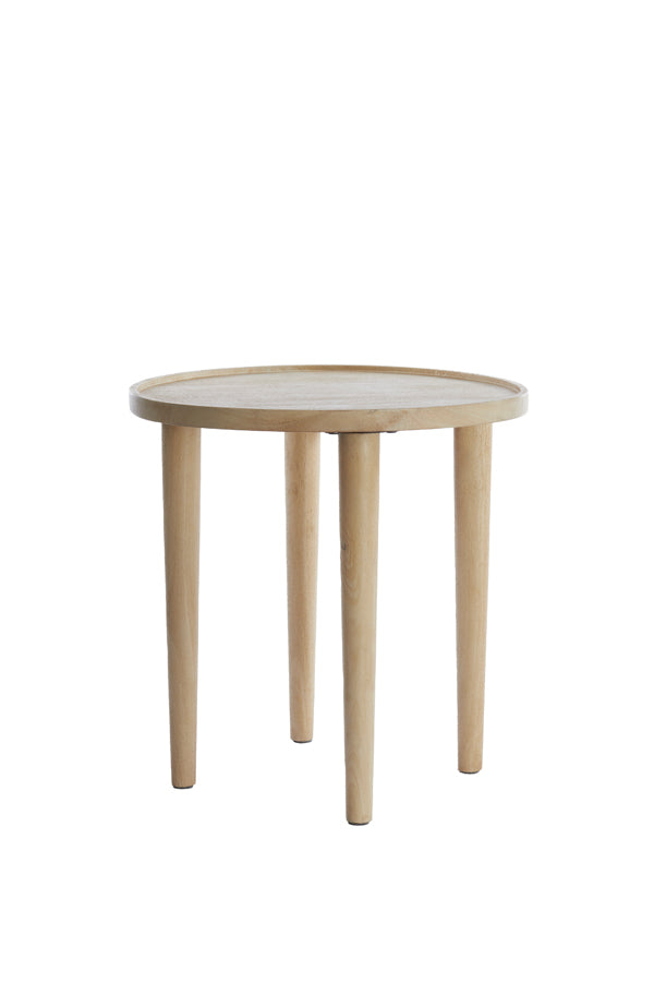 Light & Living Living Side table 49x49 cm QIANO mango wood natural House of Isabella UK