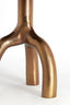 Light & Living Living Side table 50,5x45,5 cm MELLO shiny brw bronze+glass taupe House of Isabella UK