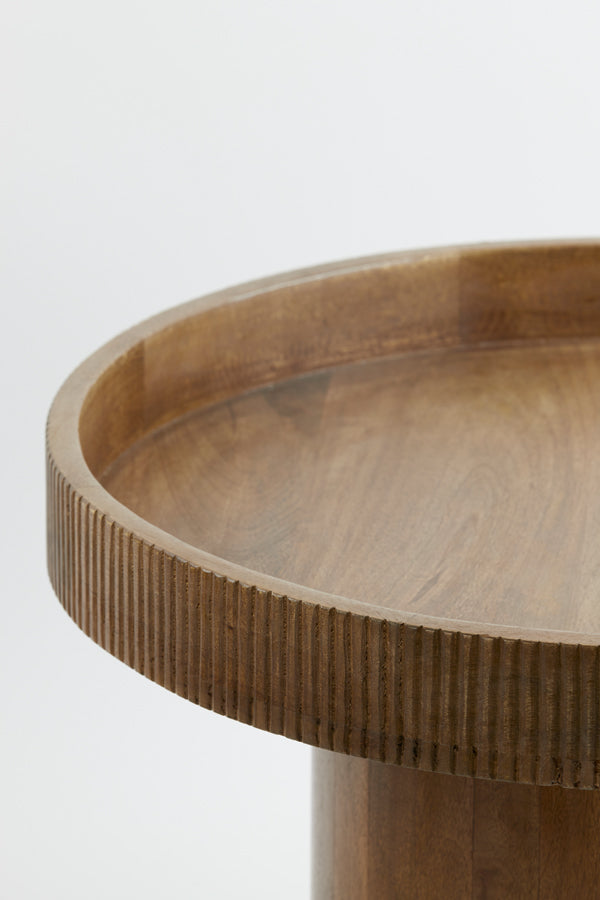 Light & Living Living Side table 50x35 cm KALOMO wood dark brown House of Isabella UK